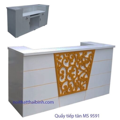 Quầy lễ tân MS 9591 Giá 2m0 = 9.000.000