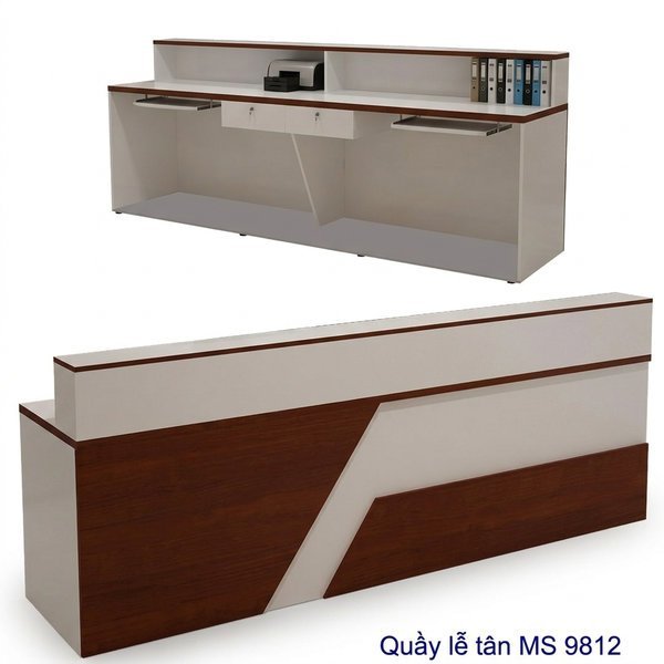 Quầy lễ tân khách sạn đẹp tphcm MS 9812