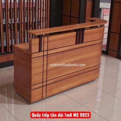 Quầy tiếp tân dài 1m8 MS 9923