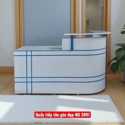 Quầy tiếp tân góc đẹp MS 2091