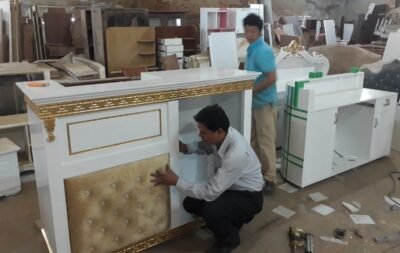 Xưởng sản xuất quầy tiếp tân