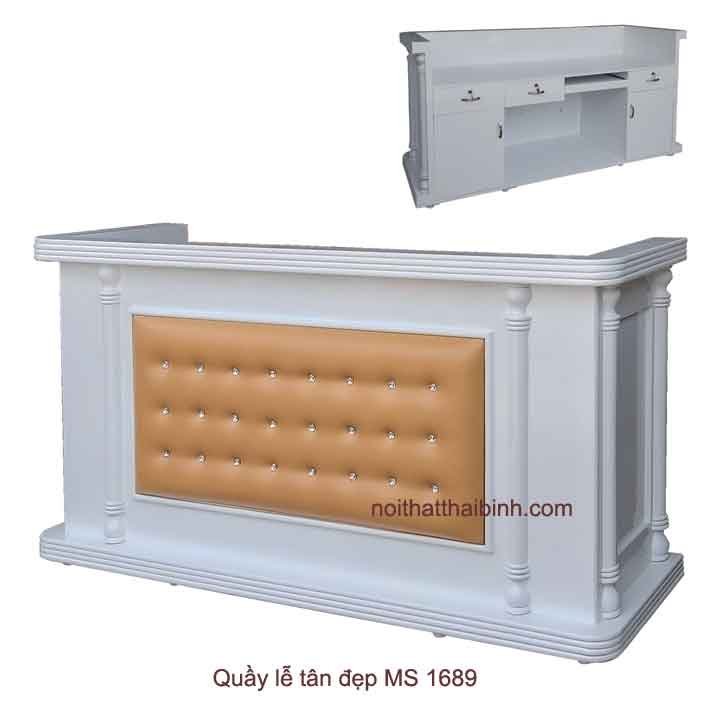Bàn lễ tân đẹp MS 1689