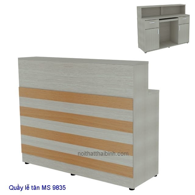 Quầy lễ tân hiện đại MS 9835 Giá 1m4 = 4.900.000