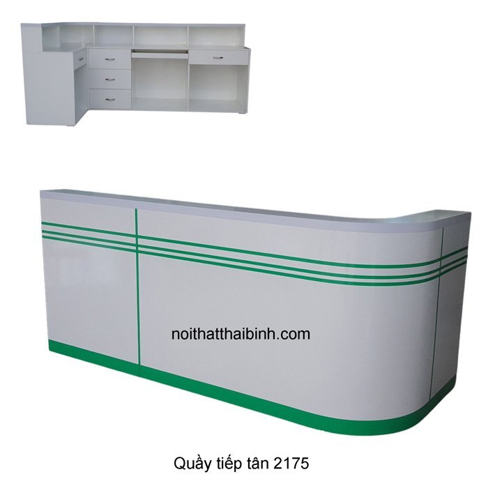 Quầy lễ tân MS 2175 - Sự lựa chọn hoàn hảo cho khách sạn
