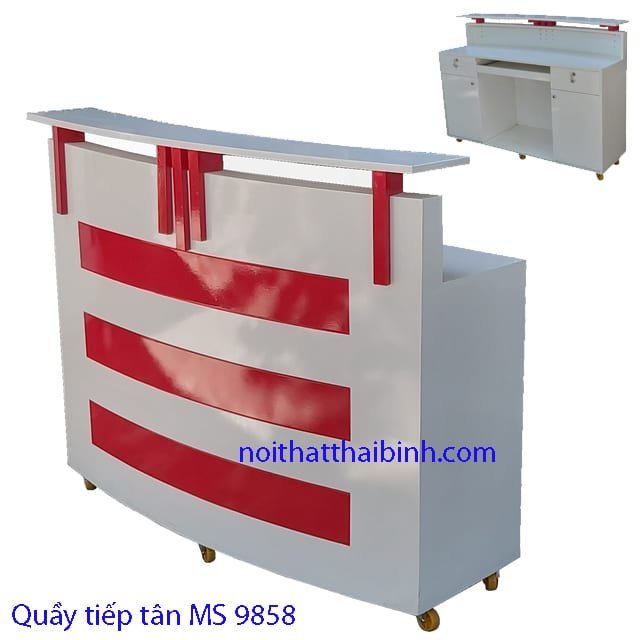 Quầy lễ tân 1m2 MS 9858 Giá bán = 4.200.000